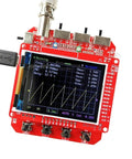 Portable Handheld Oscilloscope With 2.4 Inch TFT Display And Alligator Clip Probes, Beginner Electronics DIY Kit For Home Projects