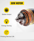 60W motor with stable output for Built Different Desktop Conveyor Belt With Quick Speed Dial And Hella Smooth Anti Static Design.