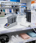 Drone Battery Charger With LCD Display 3 Battery Hub For Mini5 Pro Series Drones in store with multiple items around
