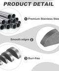 Heavy Duty Woodruff Key Set 16 Pieces 19x4x7mm Carbon Steel Metric Semicircular Keys with smooth, burr-free edges