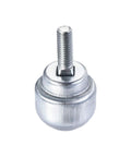 Ball Transfer Bearing Unit 17mm 44 Lbs Capacity Bolt Fixing Type For Transmission Systems Carbon Steel Rotary Ball