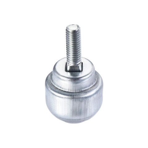 Ball Transfer Bearing Unit 17mm 44 Lbs Capacity Bolt Fixing Type For Transmission Systems Carbon Steel Rotary Ball