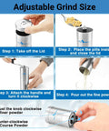 Steps to use Effortless Pill Crusher For Multiple Tablets Metal Grinder And Tablet Pulverizer No Fuss On The Go