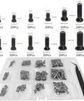 Top Shelf Torx Screw Set 240 Piece Kit With T6 T8 T15 T20 Fasteners And Metric M2 To M5 Bolts shows metric bolts in various sizes.