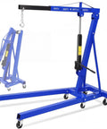 2 Ton Engine Hoist Foldable Cherry Picker For Auto Shop Heavy Duty Hydraulic Engine Lift Crane For Garage Work Portable 4400 Lb Capacity Automotive Crane