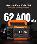 Portable Power Station 230Wh With 300W Continuous Power And 600W Peak, 110V AC Outlets, USB C And USB A, DC, LED Lighting