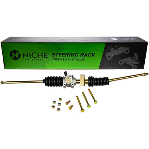 Beefed Up Rack And Pinion Steering Gear Box For Polaris Ranger 500 XP 700 EFI 2x4 4x4 6x6 Replacement, OE Grade Steel, Smooth Steering Response, Direct Fit, High Quality 1822636 Compatible