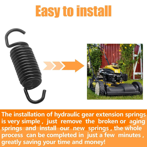 Heavy Duty Gear Extension and Tension Spring Set for Cub Cadet Zero Turn Mowers 51833 2 Pack Replacement installation guide