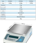 Premium Digital Balance Scale Featuring Sharp Led Readout Dead On Accurate To 0.01g Resolution And Rock Solid Platform, 160mm pan.