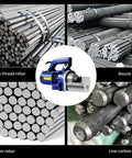 Image showcasing 1350 Watt Heavy Duty Electric Rebar Cutter Cuts Up To 7/8 Inch Steel Bars Including 4 To 22 Mm #7 Rebar with various rebar types.