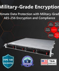Top Shelf 12 Bay Rackmount Network Attached Storage Delivering 240 Terabyte Raw Power With Ready To Roll Drives for data protection.