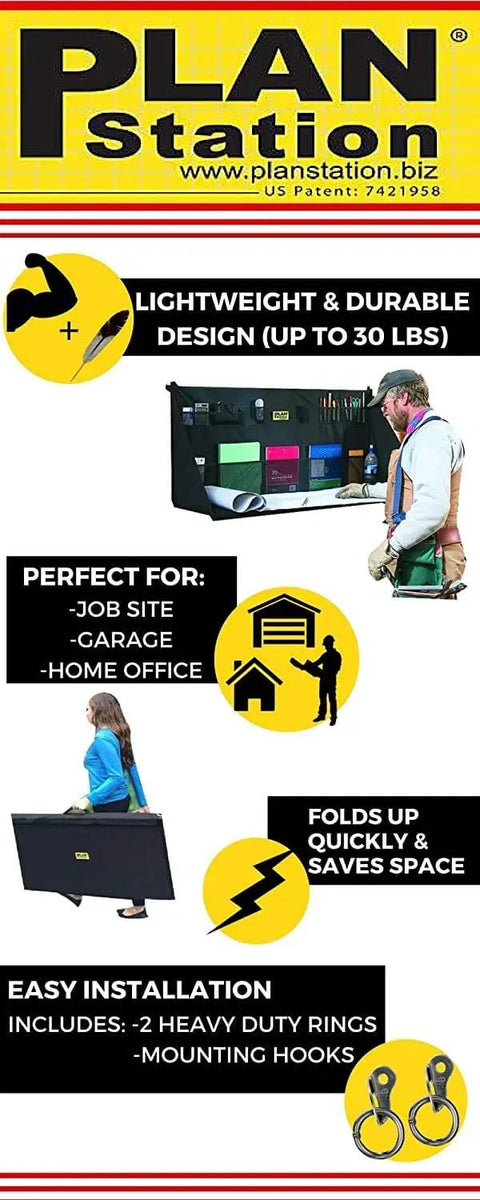 Mini Portable Standing Desk Workstation For Home Office Garage Shop, Lightweight Foldable Work Surface With Built In Storage.