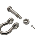 Bolt Type Anchor Shackle Five Eighths Inch Marine Grade 316 Stainless Steel BoatTector, Heavy Duty Shackles For Mooring And Lifting