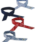 Cooling Cotton Bandana For Heat Relief, Soak In Cold Water For 30 Minutes, 4 Color Assortment, Pack Of 100, Outdoor Workwear Accessory