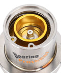 Close-up of stainless steel 4 Pack Boat Trailer Bearing Protector Caps, showing dual-side sealed design for 2.717-inch hubs.
