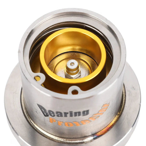 Close-up of stainless steel 4 Pack Boat Trailer Bearing Protector Caps, showing dual-side sealed design for 2.717-inch hubs.
