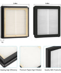 Top Notch HEPA Vacuum Filter Replacement For Backpack Vacuums Compatible With Super Coach Pro 6 And Pro 10 GoFree Flex Pro ProVac FS 6 Twin Pack