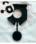 Fleece Filter Dust Bags For NT 30/1 Series Vacuum Replacement Part 2.889-154.0 with measurements on white surface