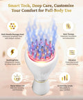 Must Have Lymphatic Drainage Massager With Light Heat And Vibration For Body Sculpting And Cellulite Reduction in infographic