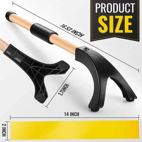 Miter Saw Hold Down Stick And 5 Pack 14 By 2 Inch Zero Gap Woodworking Tape Set For Safer Cuts, Push Sticks And Safety Accessories.