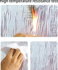 High temperature resistance test of Self Adhesive Aluminum Foil Roofing Tape With Instant Airtight Seal Kicks Serious Butt Against Water Damage.