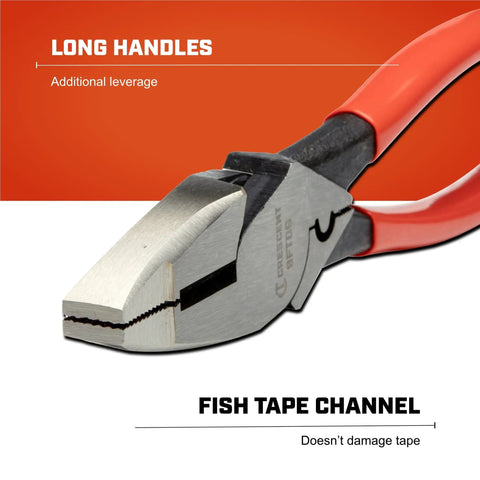 Straight Shooter Linesman Wide Fish Tape Puller With Slick Dipped Grip And Flush Rivet Pulls One Or Quarter Inch Flat Steel Tape Without Damaging Rock Solid Alloy Steel Build No Fuss Pick For Electricians And Cable Pros