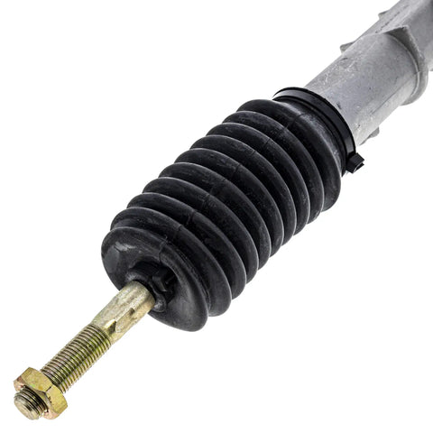 Beefed Up Steering Rack Tie Rod End Kit For Kawasaki Mule 610 SX And Mule SX 2010 2023 OEM Replacement With M14x1.5 Tie Rod Thread Knuckle Side M10x1.25 And Three And A Half Inch Rod End For 39191-0023 39112-0008 39191-7501, black rubber boot and threaded tie rod end