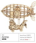3D Wooden Airship Puzzle Kit For Kids And Adults Build Your Own Model Ship In 1 To 2 Hours 176 Laser Cut Pieces With Easy Instructions And Sandpaper A Fun Family STEM Craft model image