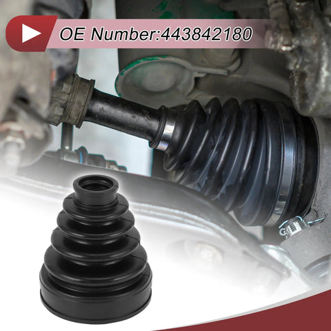 CV Joint Boot Kit Fits Toyota Camry 2007 To 2011 And Highlander 2001 To 2009 Inner Constant Velocity Boot With Clamps Black Rubber Replacement Auto Part Includes 1 Boot 2 Clamps 2 C Type Buckles DIY Friendly Easy Install on axle