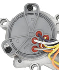Transfer Case Shift Motor 600-802 For 4WD Drop-In Replacement Fits Ford Expedition 1997-2002, F-150 1996-2003, F-150 Heritage 2004, F-250 1996-1999, F-250 HD 1997, Lobo 2001-2003, Lincoln Navigator 1999-2002 on silver housing with wiring