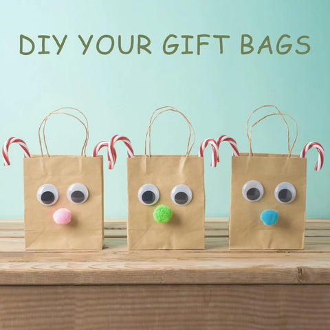 Brown Paper Bags With Handles 8x4.25x10.5 Inches Medium Gift Bags Bulk 100 Pack Recycled Kraft Paper Eco Friendly Shopping Bags