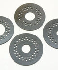Four Throat Plate Inserts In 19mm 25mm 32mm And 44mm For Spindle Sander 3.8 Inch Compatible With Triton TC450SPS Perforated Design