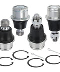 Can Am ATV Upper And Lower Ball Joint Kit For Outlander Renegade Maverick Commander Defender Traxter 2012 Through 2023 Beefed Up Heavy Duty Suspension Replacement Parts OEM Grade, 4 ball joints and clips