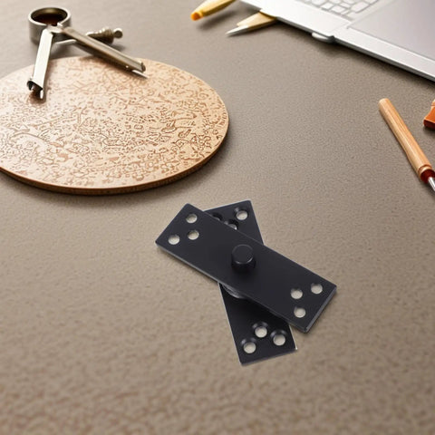 Heavy Duty Stainless Steel Hidden Door Hinges With 360 Degree Pivot, Black Pivot Hinge on desk