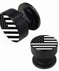 Aluminum Welding Helmet Pipeliner Fasteners 1 Pair Black USA Flag Pattern Replacement Screws For Flip Hood Armor Anti Rust Durable