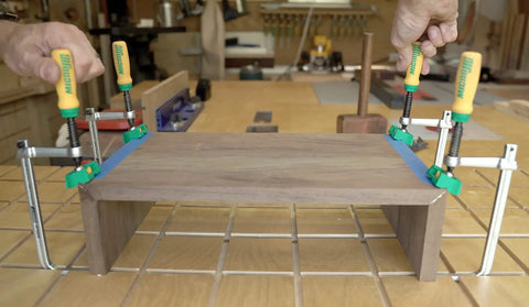 Matchfit Dovetail Clamp Set 4-Piece With Hardware Pack And X-Pad K4 For Jigs and Fixtures used on wood tabletop