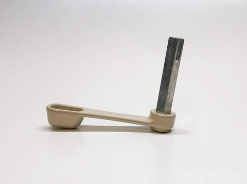 Sliding Patio Door Latch Lever For Milgard Almond Thumb Turn Replacement, C1275 P Compatible, Almond Aluminum Finish