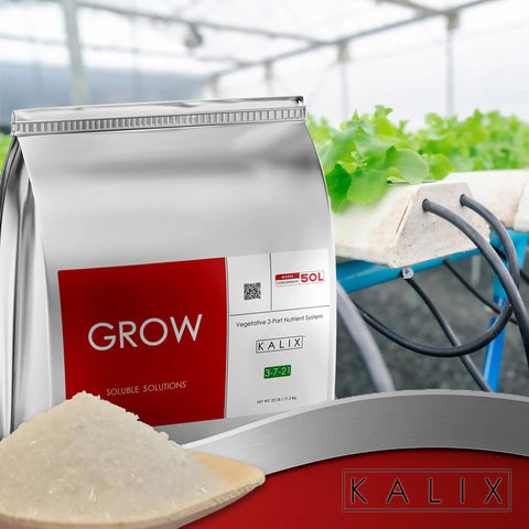 Grow Fertilizer For Hydroponics And Soil Water Soluble Veg Nutrients For Tomatoes Leafy Greens Herbs And Other Fast Growing Plants In Greenhouses For Year Round Growth, packet in greenhouse.