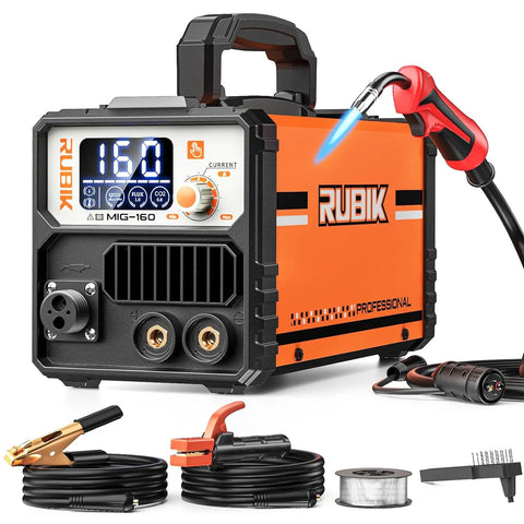 Heavy Duty All In One 3 In 1 MIG Welder For Home Shop 110V Gasless Flux Core MIG Lift TIG And Stick Multi Process Inverter