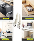 Full Extension Drawer Slides 2 Pack Heavy Duty Metal Cabinet Runners With Smooth 2 Section Telescoping Rails For Kitchen Bathroom Closet Organizers Easy Replacement, silver slides for kitchen drawer
