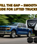 2 Inch Airbag Lift Spacers For Lifted Trucks Straight Bolt On Air Spring Setup To Level Your Rig with truck towing a camper.