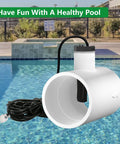 Flow Switch With Tee For Goldline Salt Systems Including AquaRite ProLogic AquaLogic Mineral Springs MS10 MS11 Swimpure And AquaPlus Half Inch NPT 15 Ft Shielded Cable PVC tee in pool