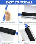 Installation steps of self adhesive 1 inch pipe insulation foam wrap with aluminum foil on copper pipe.