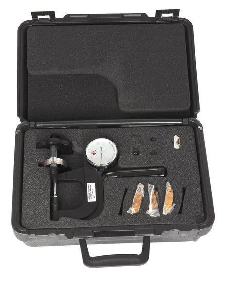 Portable Rockwell Hardness Tester For On The Go Metal Testing, No Fuss Handheld Digital Unit With Battery Power, Quick Readouts, High Precision, Ergonomic Design For Fieldwork And Workshop Use in foam case