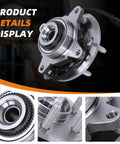 Beefed Up Front Wheel Bearing Hub Assembly For 2011 To 2014 Ford Expedition F 150 Lincoln Navigator 4WD Six Lug Two Piece Set OE Replacement Durable Wheel Hub Bearings Easy Install Restores Smooth Ride And Steady Handling product details