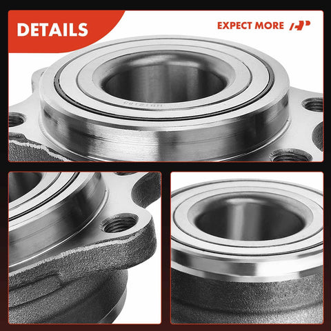 Two Pack Rear Wheel Bearing And Hub Assembly For Subaru Outback 2000-2004, Legacy 2000-2004, And Baja 2003-2006, close-up view.