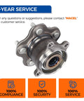 Rear Wheel Hub Bearing Assembly 512535 for Nissan Juke Qashqai Rogue AWD with 3-Year Service Warranty, close-up view