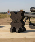 Two Height Foam Bench Rest With Base For Shooting, Flexible Horizontal Or Vertical Use, Soft Protective Foam Guards