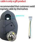 Beefed-Up 280W RS775 High Speed Motor Gearbox For Ride On Toys And UTVs, with wiring harness shown separately
