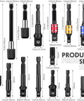 Must Have Pro Grade Flexible Drill Bit Extension Set with various sizes and adapters, featuring 105 Degree Right Angle Attachment.